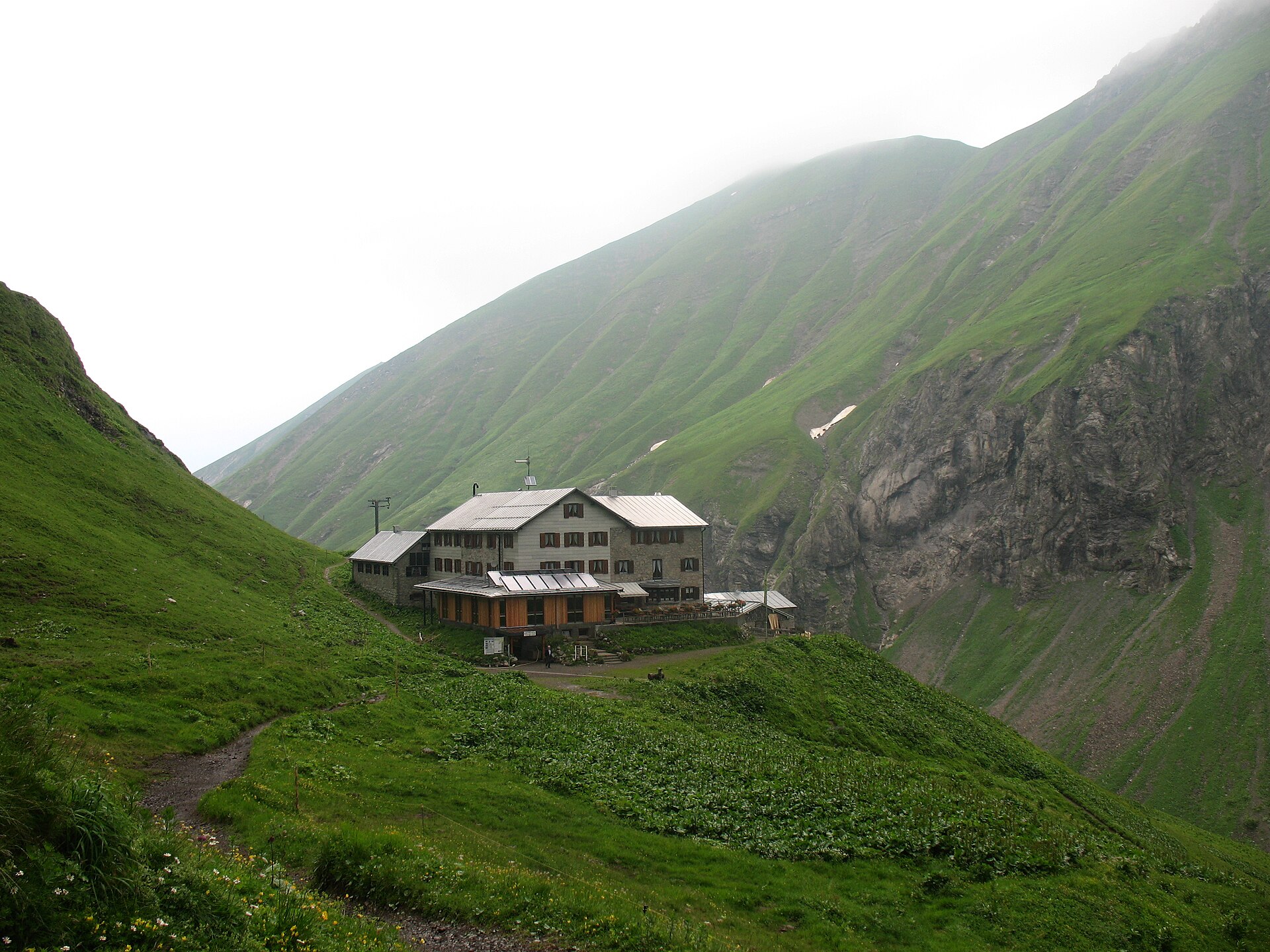 Kemptner Hütte in den Allgäuer Alpen